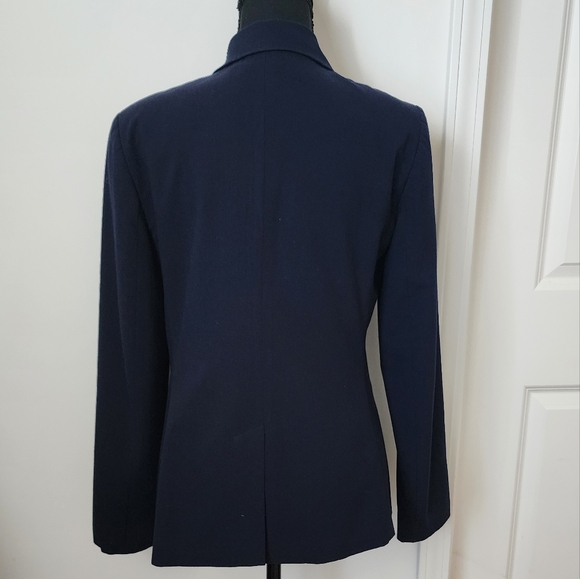 LOFT Blazer Navy Womens Size 4 - Picture 3 of 10